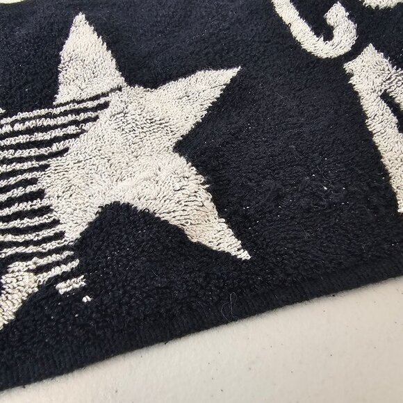 Converse All Star Retro Y2K Reversible Navy/White Terry Cloth Scarf Winter Punk - Picture 7 of 8